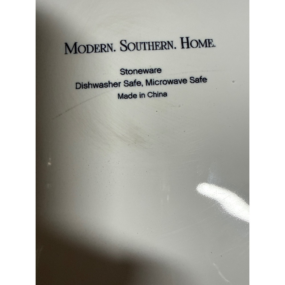 Modern Southern Home White 12" Cake Plate To Start The Party Place Cake Here